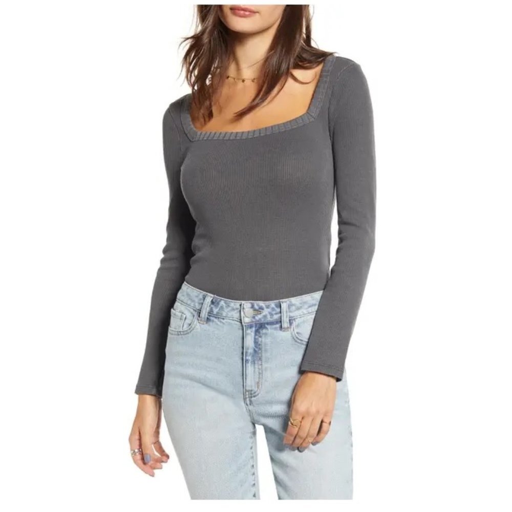 BP. X Claudia Sulewski Square Neck Thermal Top